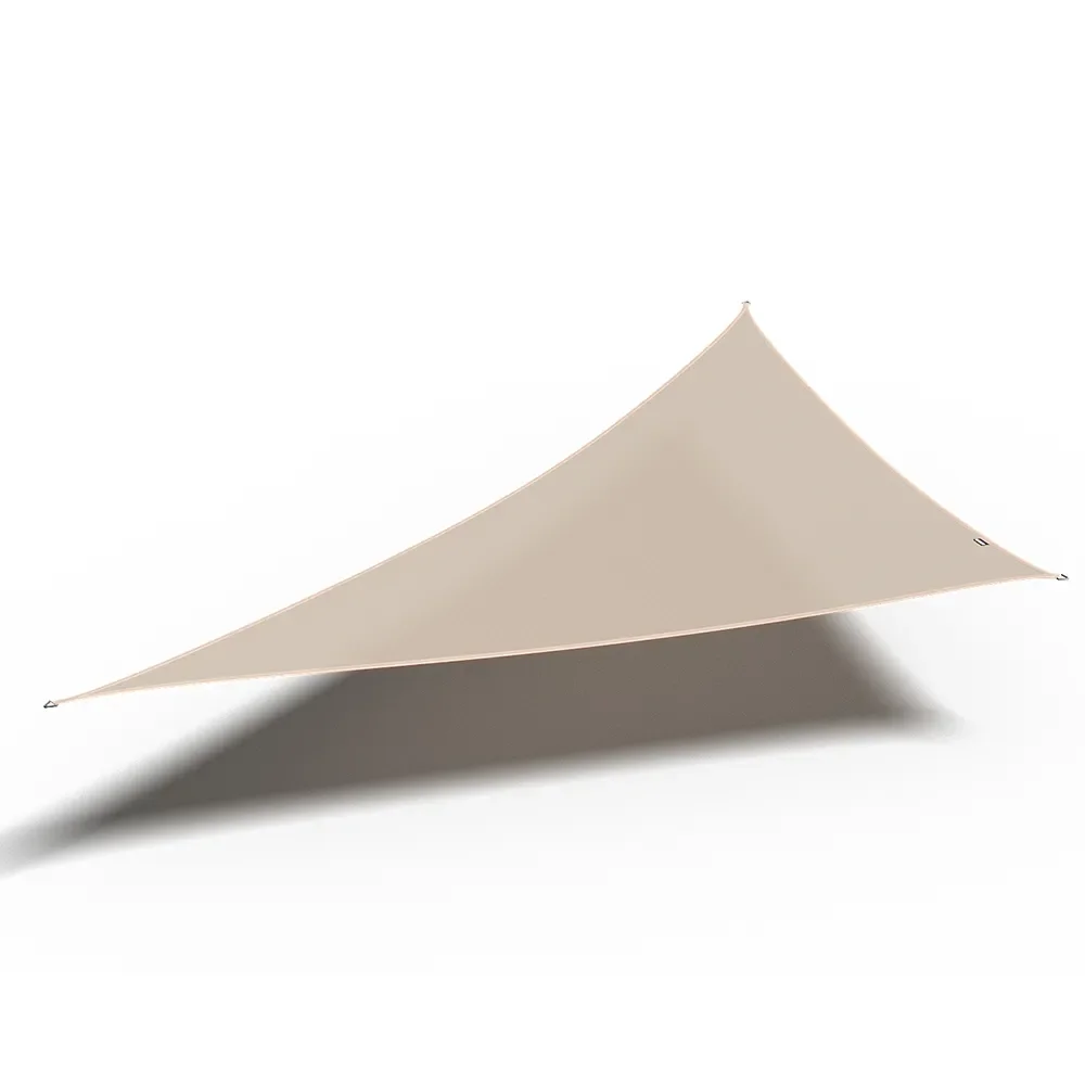 Platinum Sun & Shade, Coolfit Sonnensegel dreieckig 90° 500x710cm gebrochen weiß