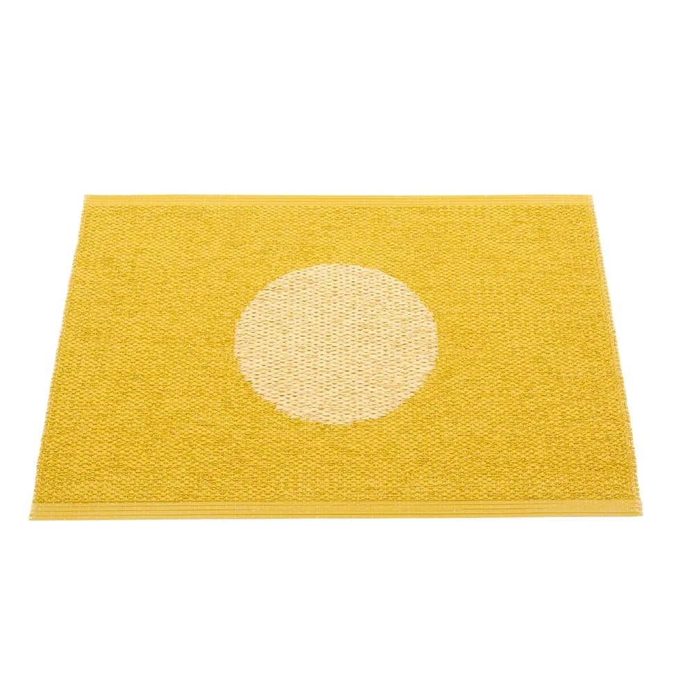 Pappelina, Vera Pop teppich Mustard/Pale Yellow 70 x 50cm