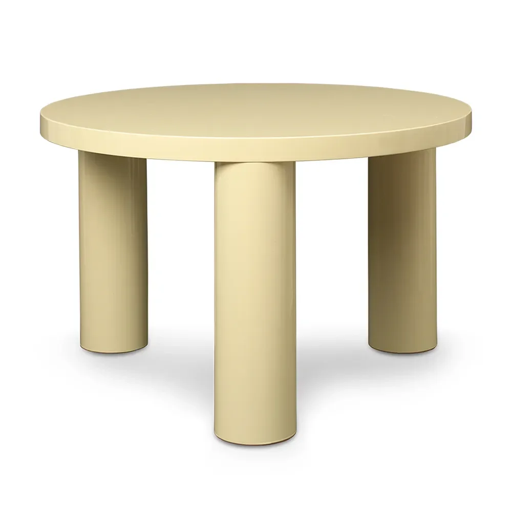 Ferm Living Post Couchtisch small Ø 65 cm Lemonade