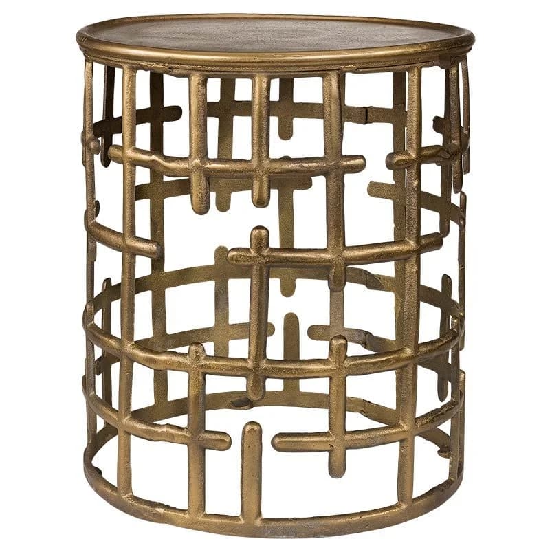 Franco Side Table Vintage Brass