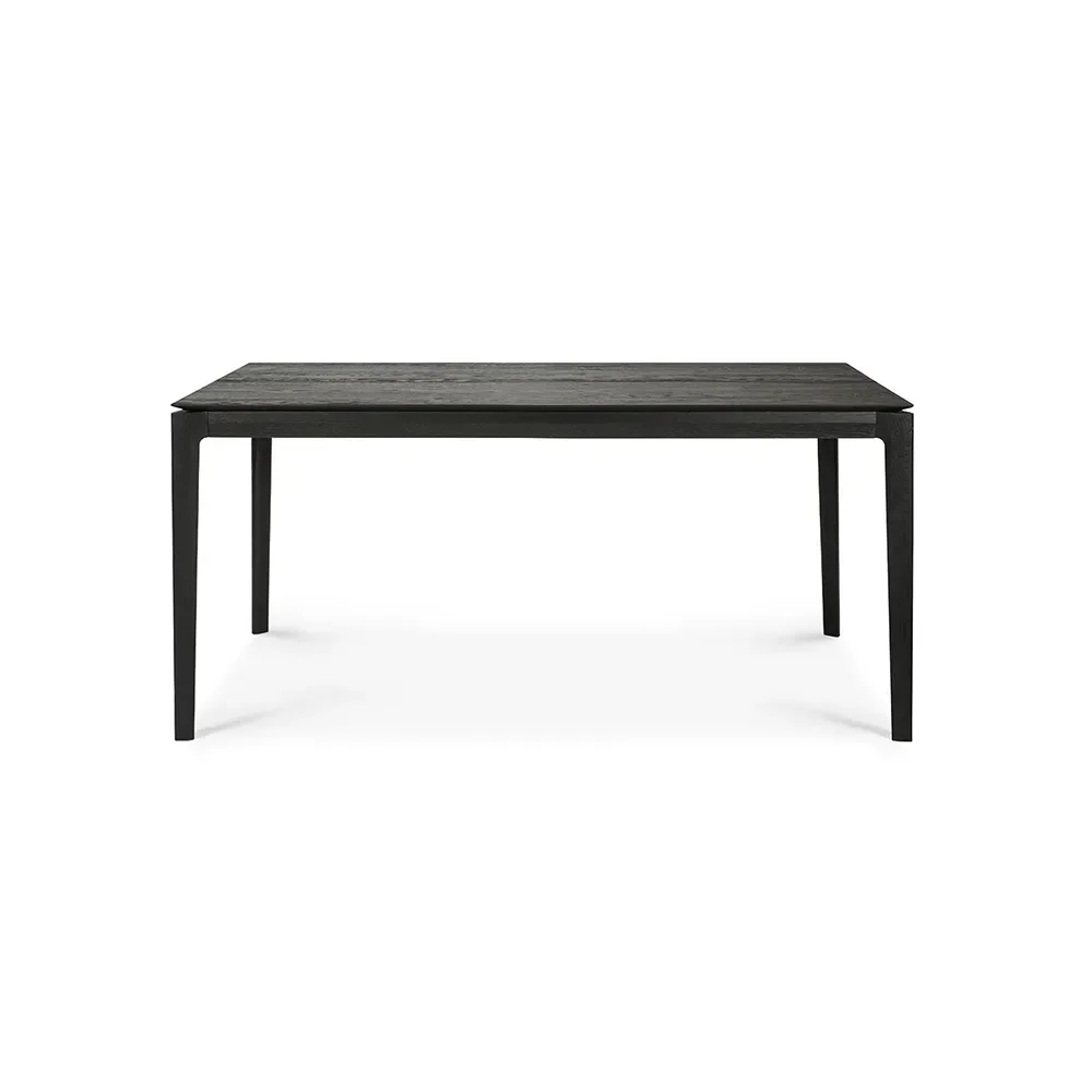 Ethnicraft, Bok Esstisch 90x160-240 cm Eiche schwarz lackiert