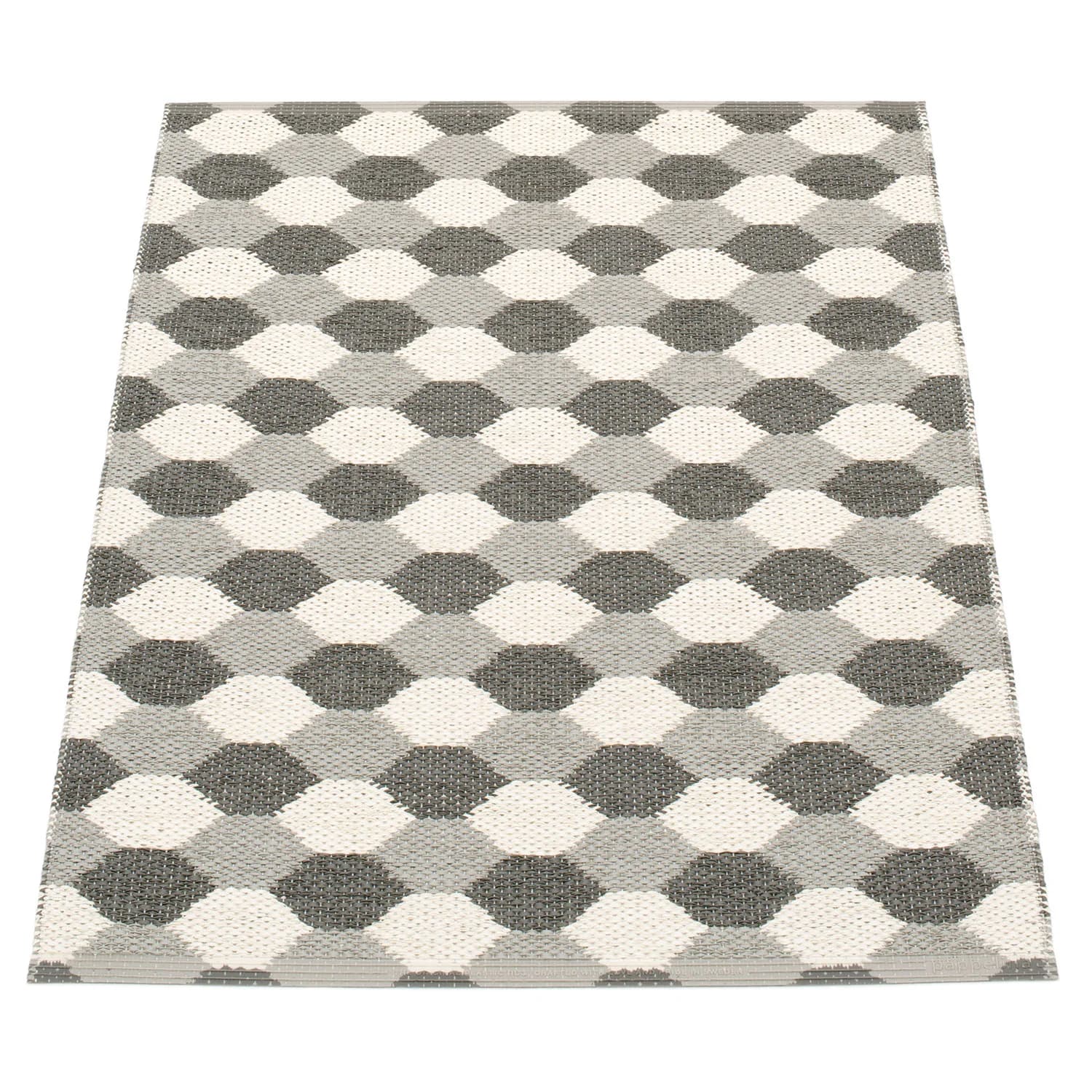 Pappelina, Dana Teppich 70x100 cm warm grey / charcoal / vanilla