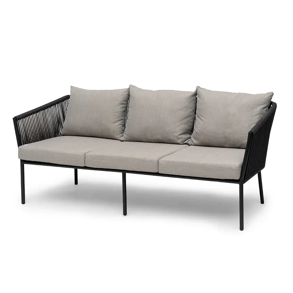 Hillerstorp, Lersund Sofa Schwarz/Grau