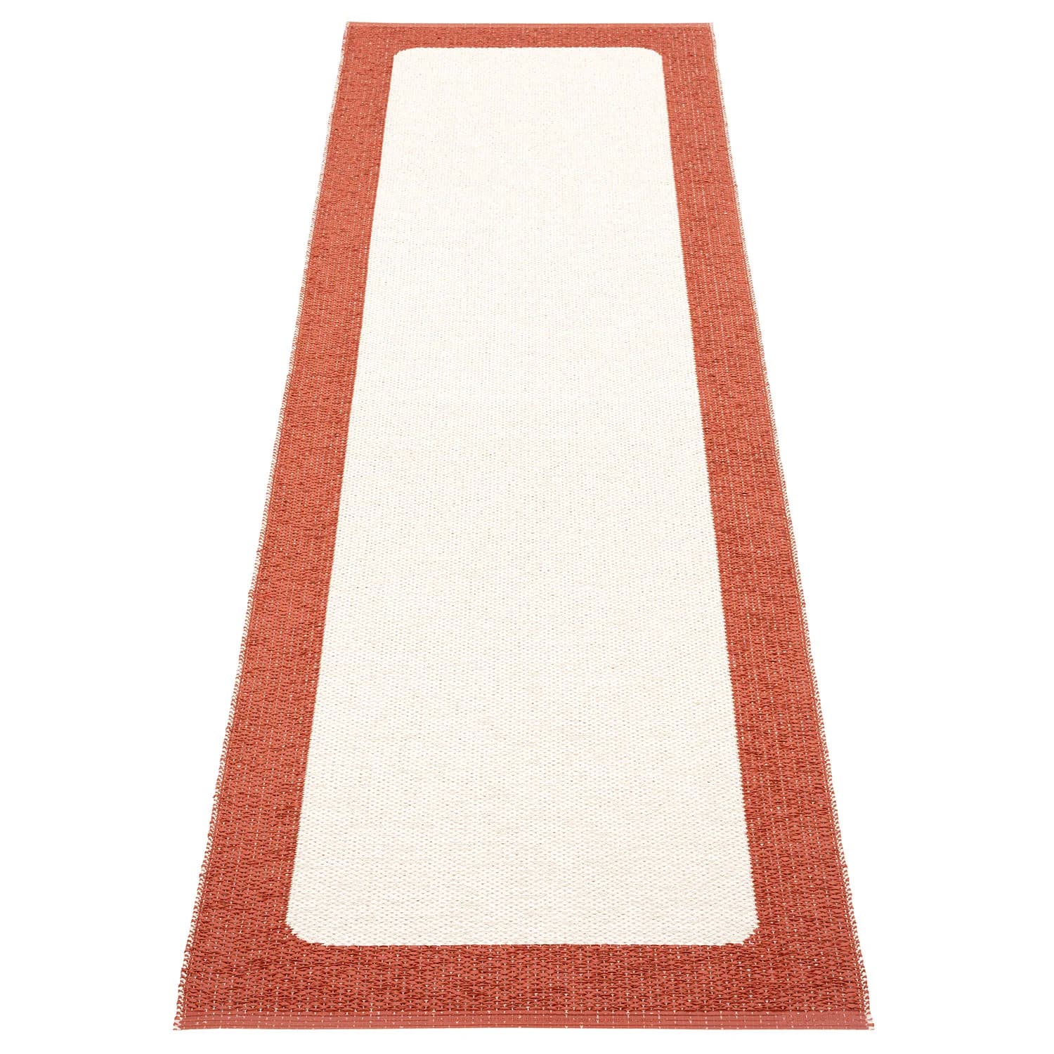 Pappelina, Ilda Teppich 70x240 cm brick / vanilla