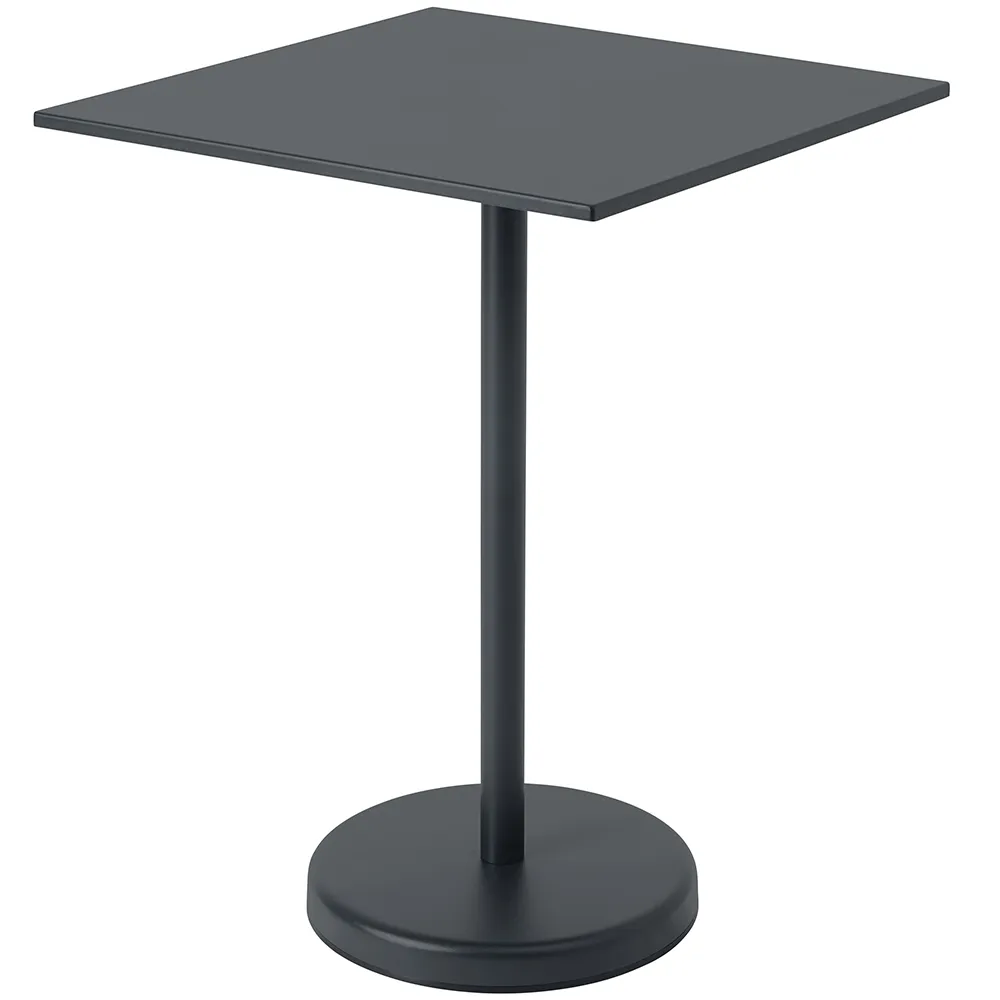 Muuto, Linear Steel Stehtisch 70x70 h: 95 cm Dark Green