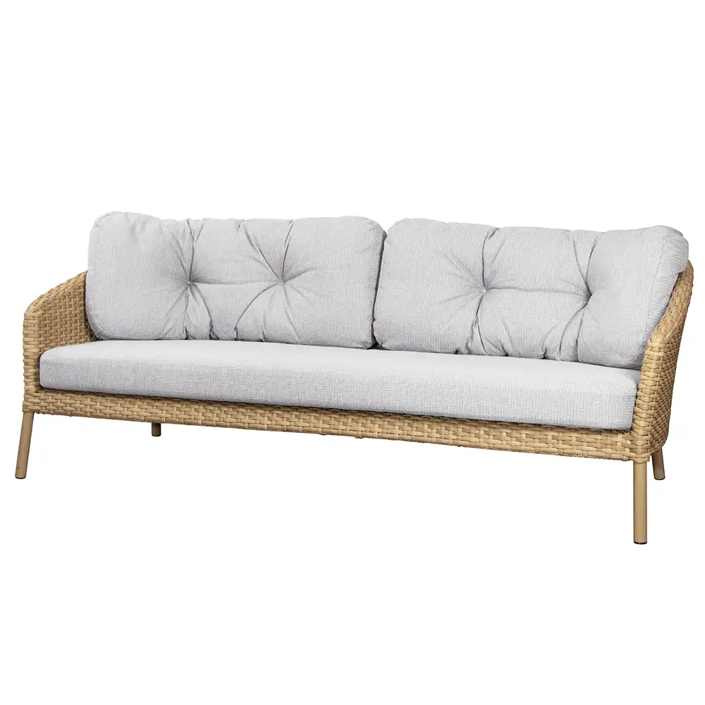 Cane-line, Ocean Kissen Set Weiß für 3 Sitzer Sofa