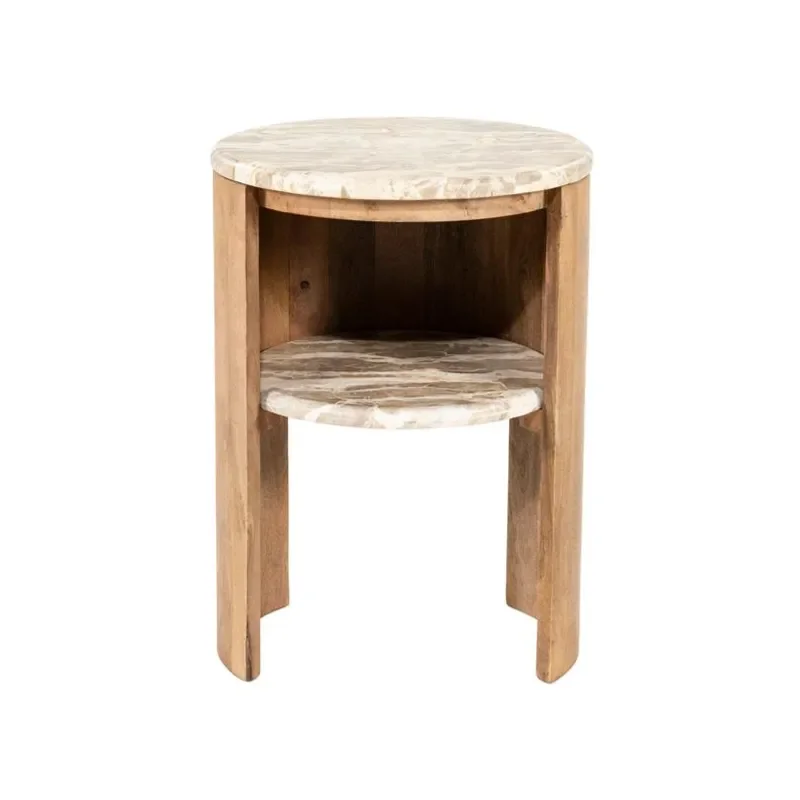 By-Boo, Marbelon 40x40x55 cm Marmor natur