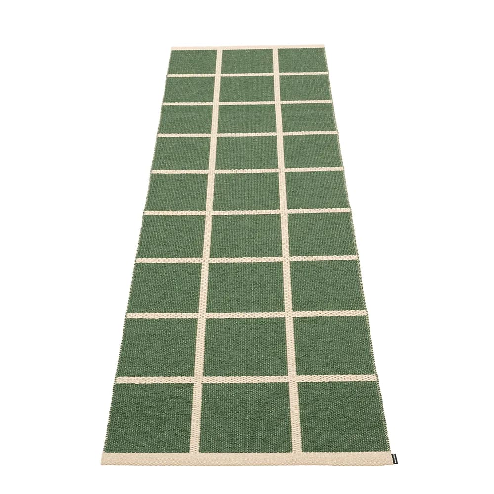 Pappelina, Gewebter Teppich Criss Leaf 70x225 cm