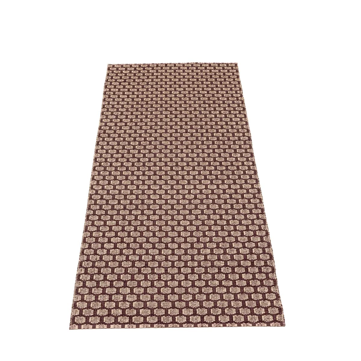 Pappelina, Wendbarer Kunststoffteppich MIMI Burgundy/Cream 70x360 cm