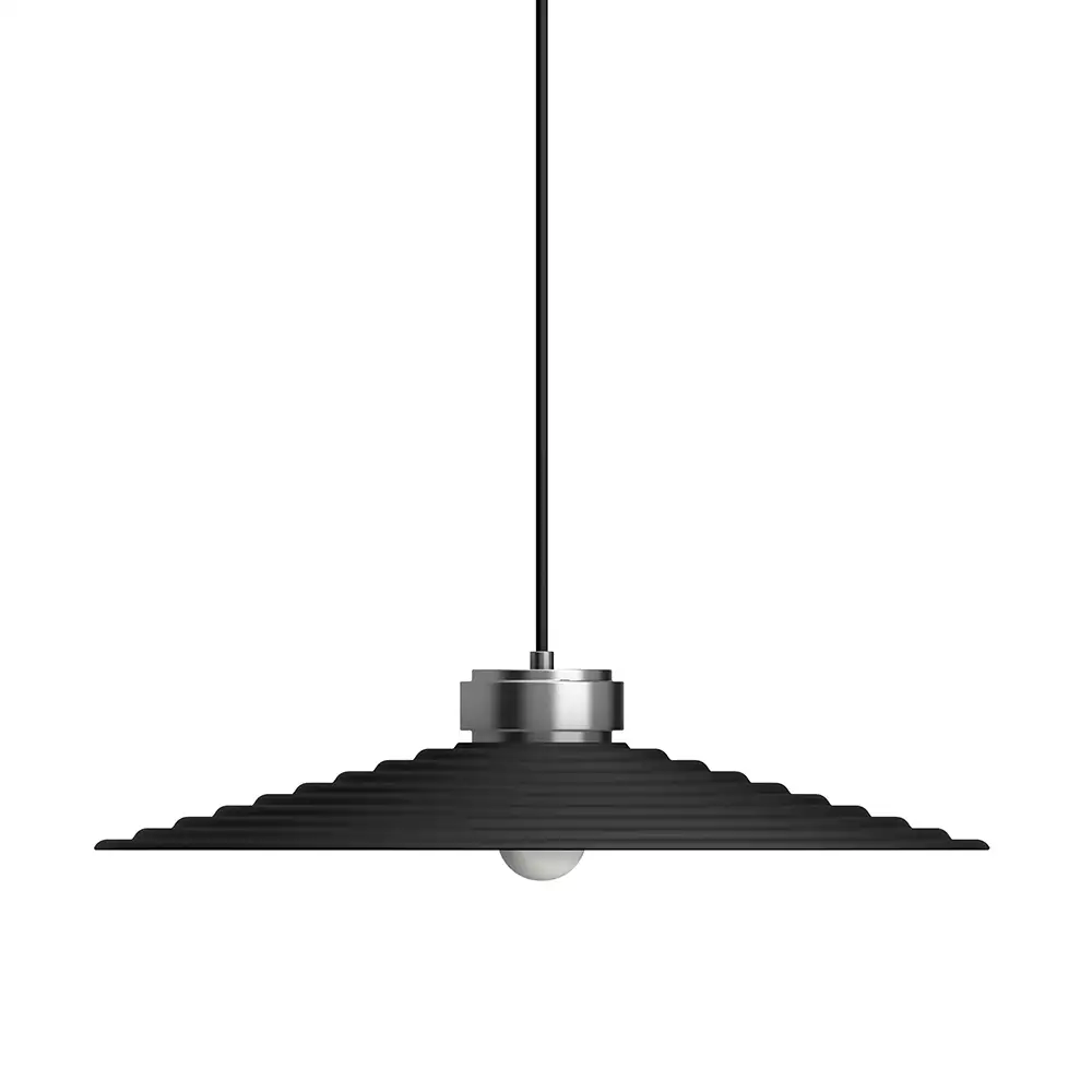 Herstal Sound Pendelleuchte large Mattschwarz