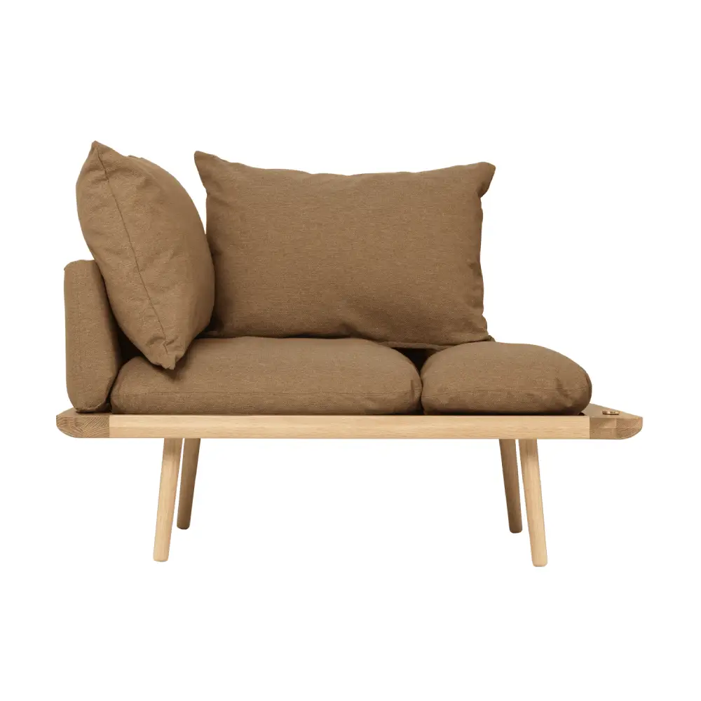 Umage, Lounge Around 1,5-Sitzer-Sofa Oak/Sugar Brown