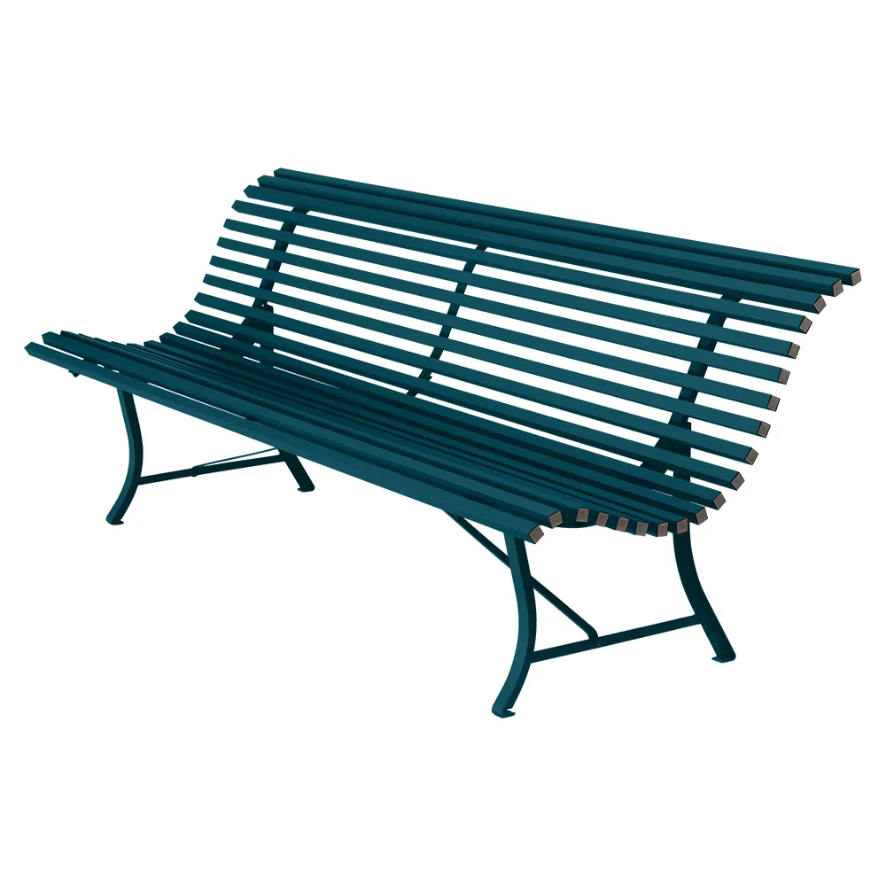 Fermob, Louisiane sofa 200 cm Acapulco blue
