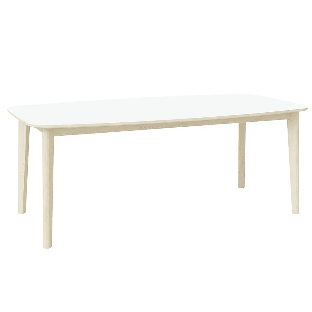 Skovby, Sm119 Tisch Eiche Weiß Öl/Weiß Laminat 192X102X74Cm