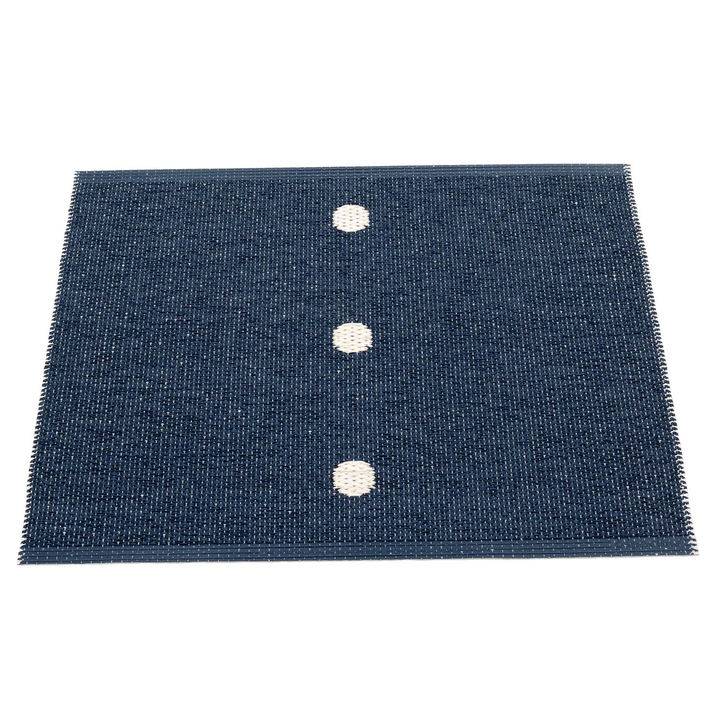 Pappelina, Peg Teppich 70x60 cm dark blue / vanilla