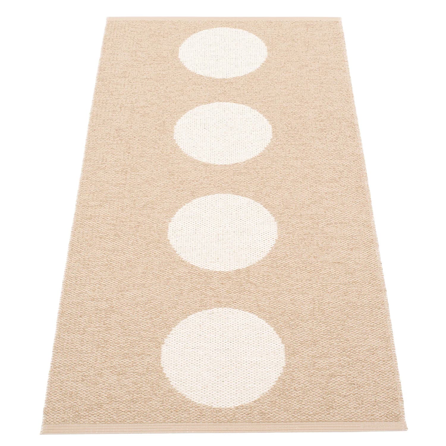 Pappelina, Vera Teppich 70x150 cm beige / vanilla