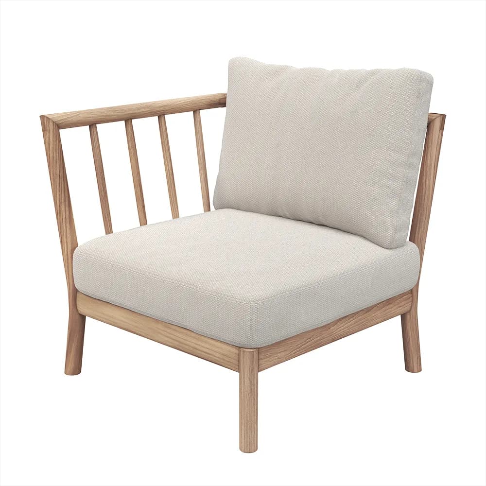 Skagerak, Tradition Endmodul Light Sand/Teak