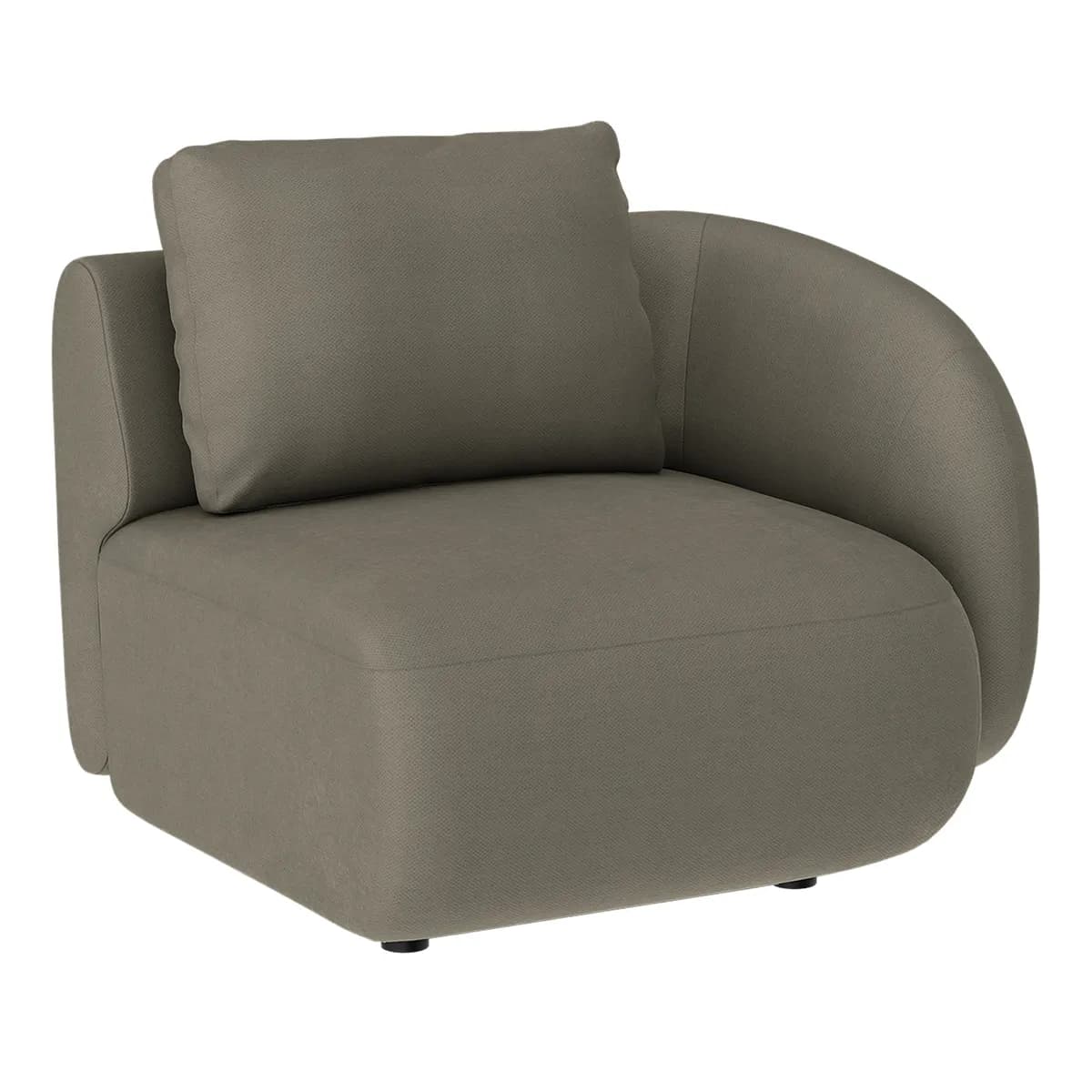 Artwood, Dixon 1-Sitz Sektion rechts Haze taupe