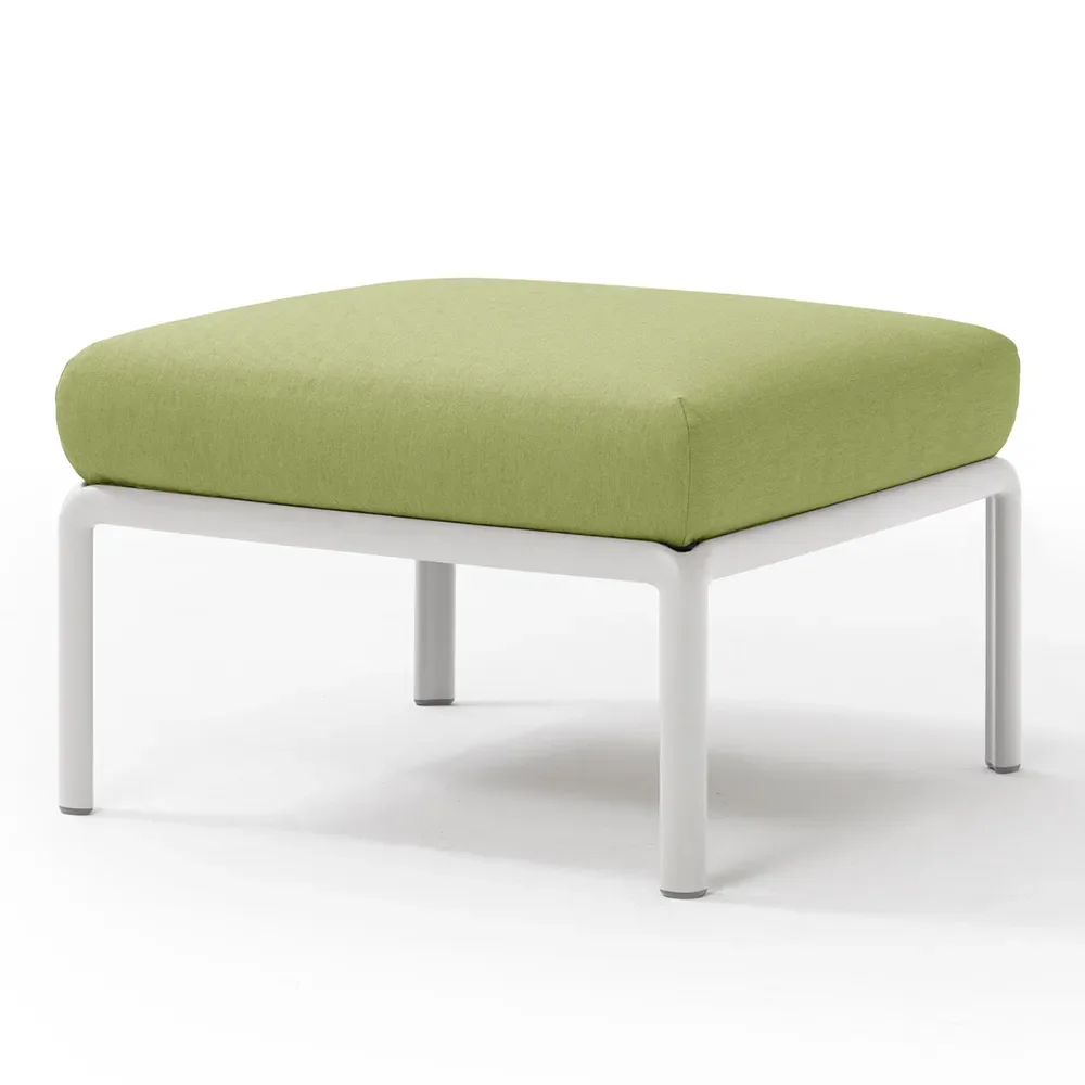 Nardi, Komodo Hocker Weiß - Avocado Sunbrella