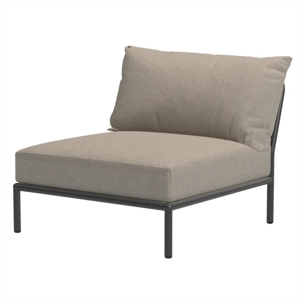 Houe, Level 2 Sessel Esche/Dunkelgrau