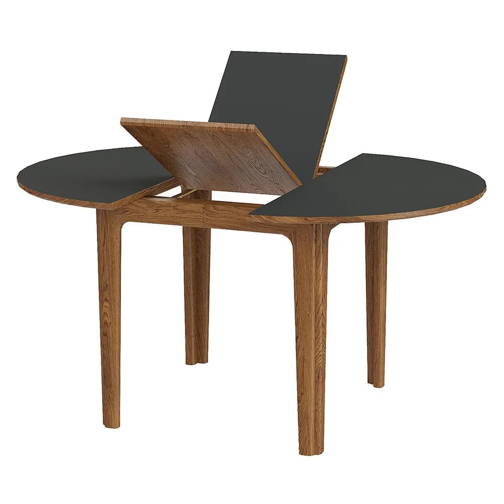 Skovby, Sm111 Tisch Nussbaum Öl/Schwarz Nanolaminat