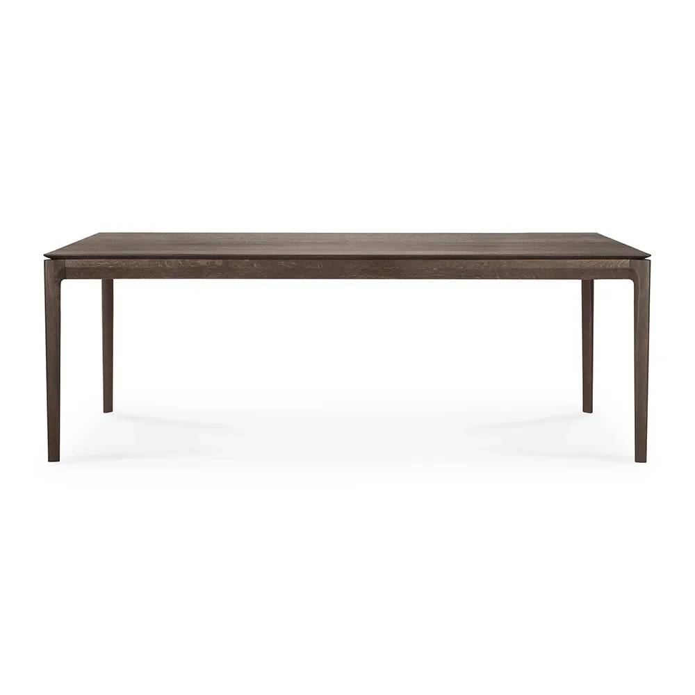 Ethnicraft, Buche Esstisch 95x220 cm Eiche braun lackiert
