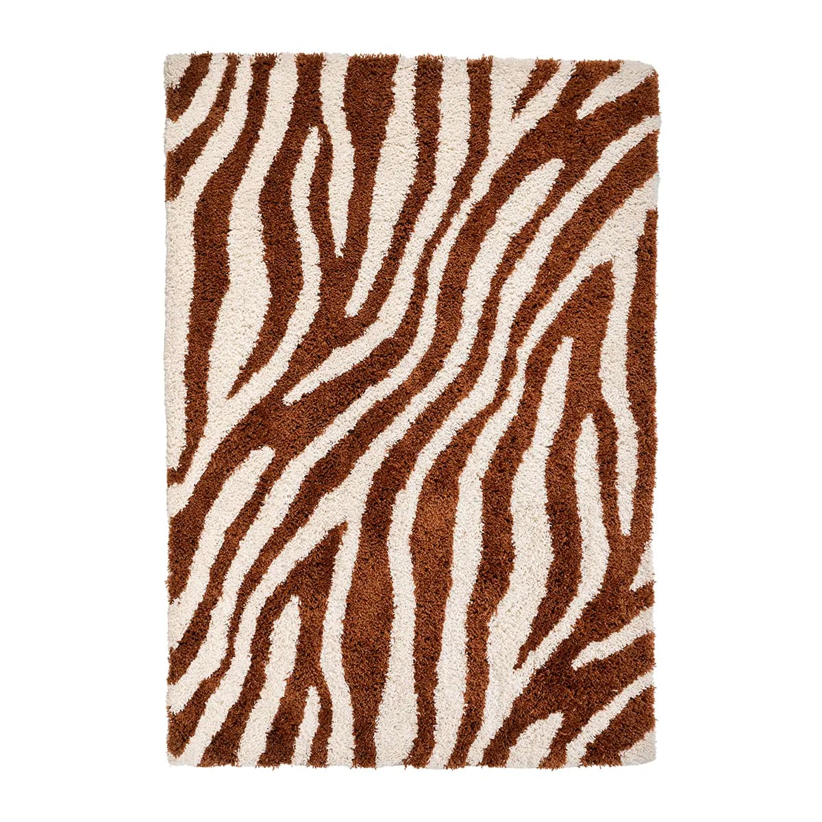 By-Boo, Zebra-Teppich Marty 160x230 cm Caramel