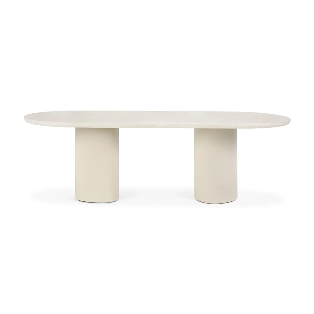 Ethnicraft Elements Oblong Esstisch Off white