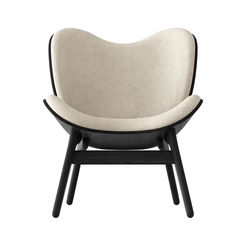 Umage, A Conversation Piece Loungesessel Black Oak/White Sands