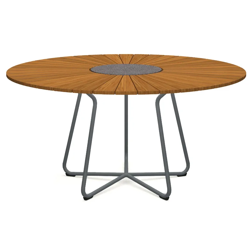 Houe, Circle Esstisch 150 cm Aluminium / Bambus