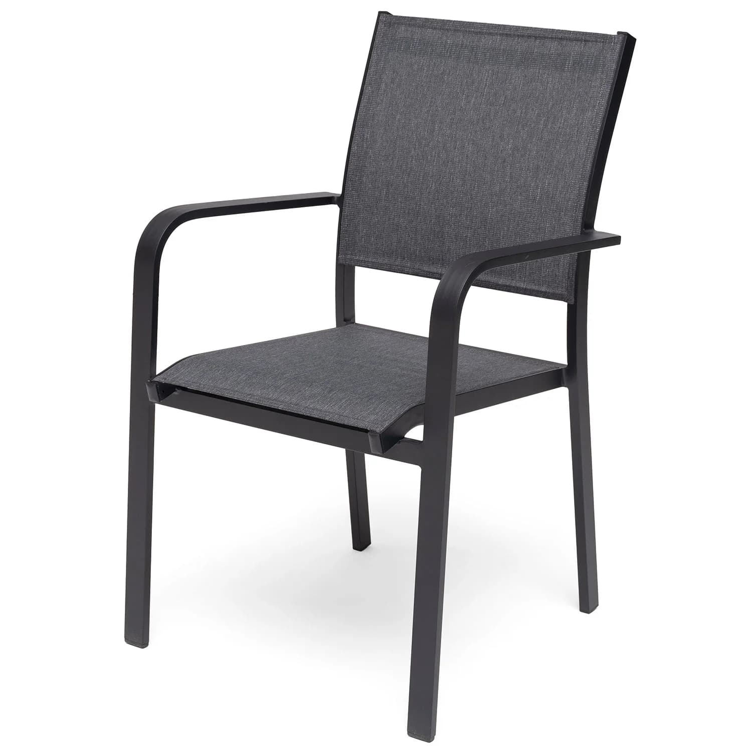Hillerstorp, Hånger Stapelstuhl schwarz Aluminium