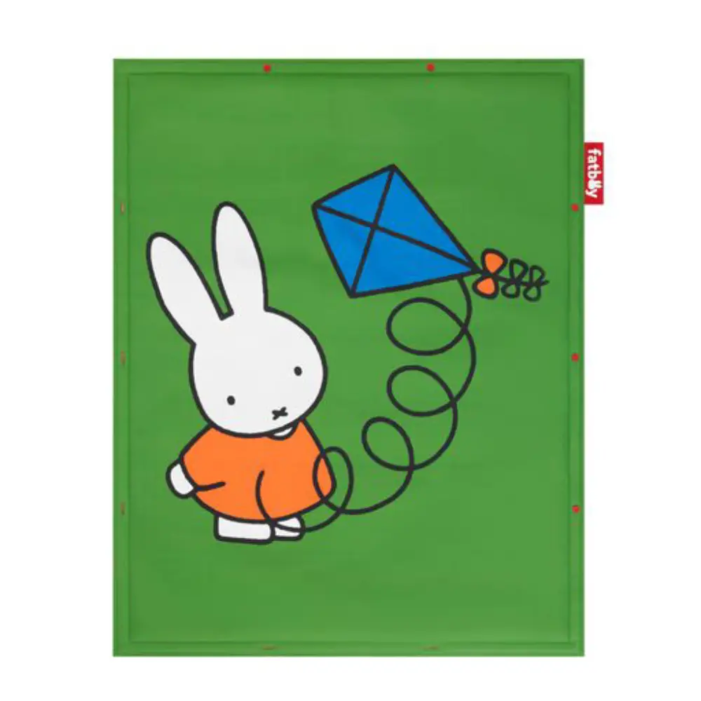 Fatboy, flying carpet x Miffy Spielmatte 180x140 cm green