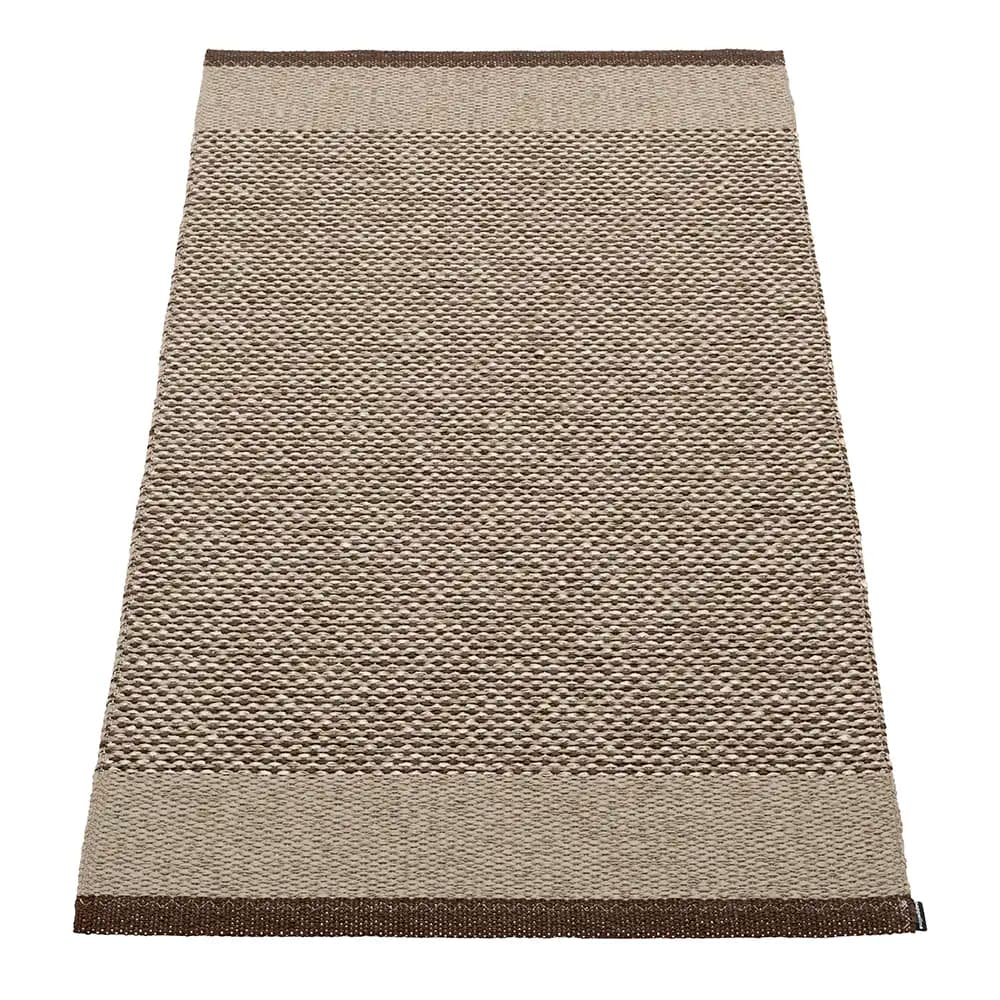 Pappelina, Edit Teppich 85x160 cm Dark Brown