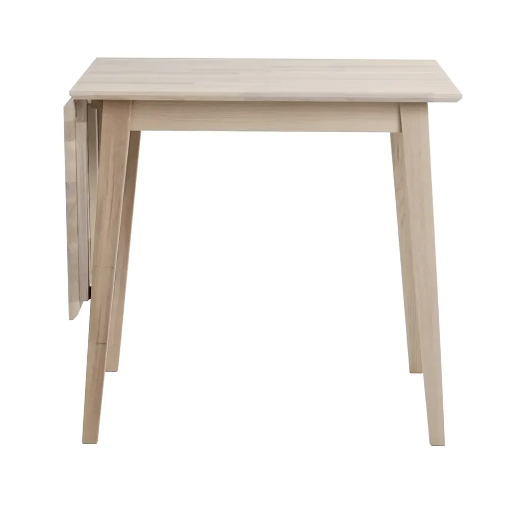 Rowico Home, Filippa Klapptisch 80-125 x 80 cm Eiche weiß pigmentiert