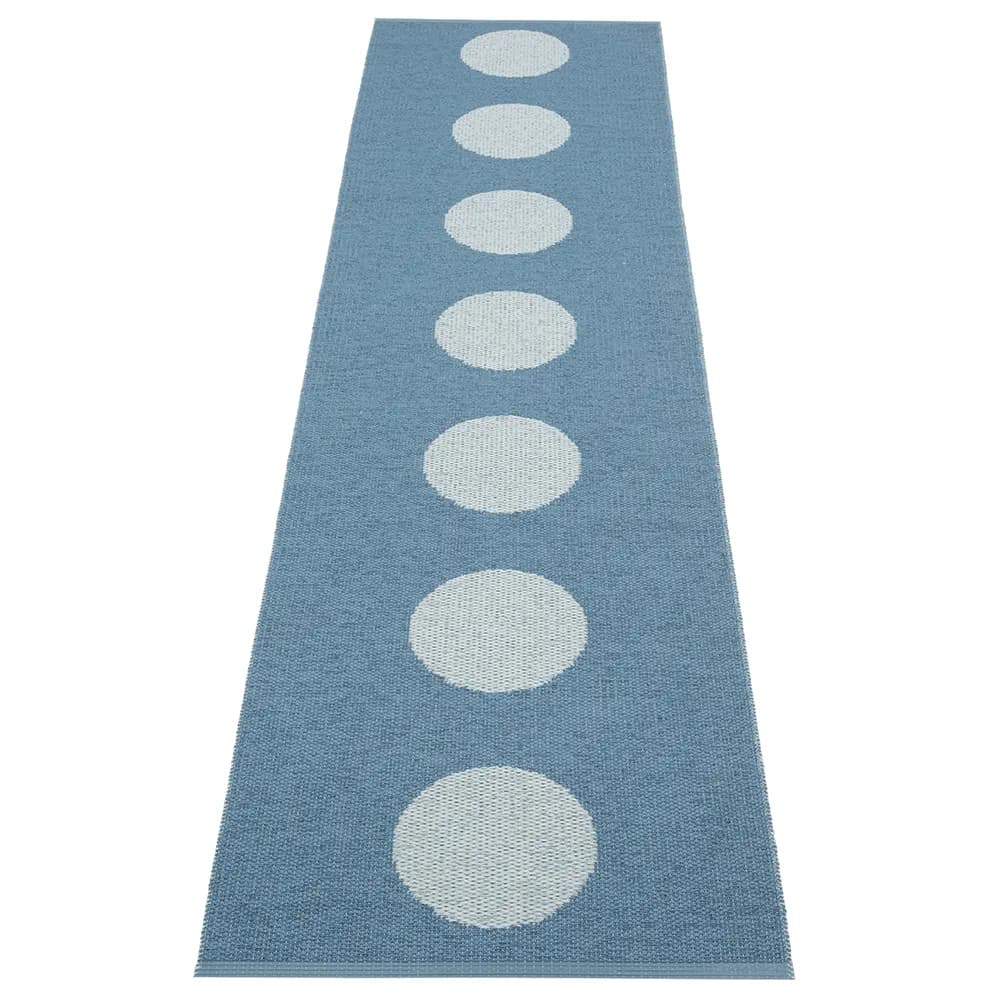 Pappelina, Vera Pop teppich River Blue/Blue Fog 70 x 280cm
