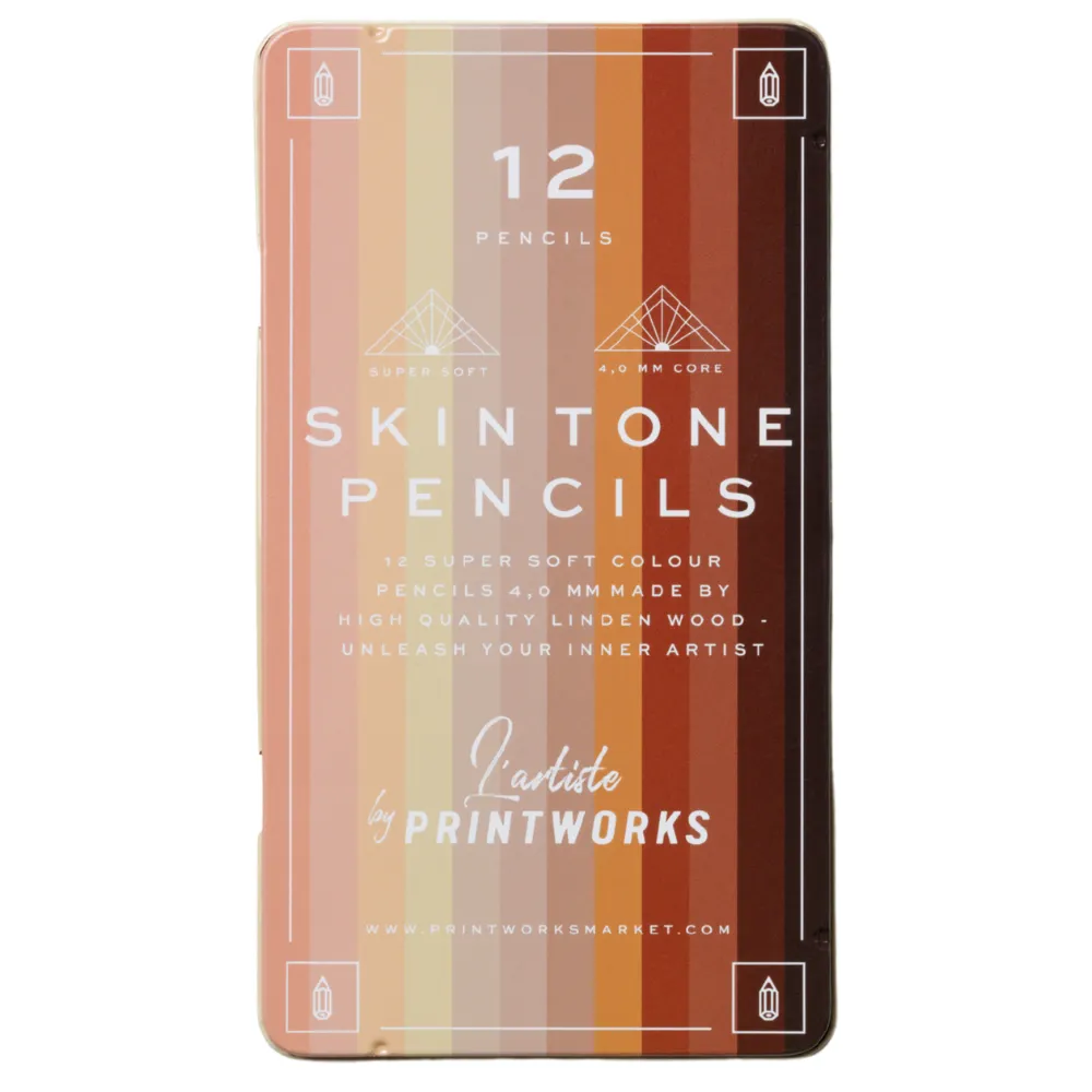 Printworks, 12 Buntstifte - Skin tone