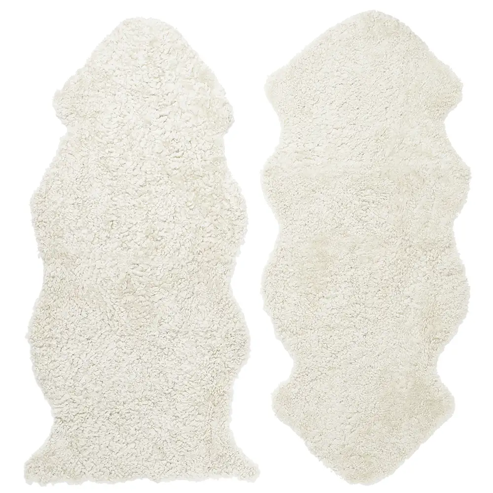 Skinnwille, Curly Schafsfell 1,5 Beige Moonlight
