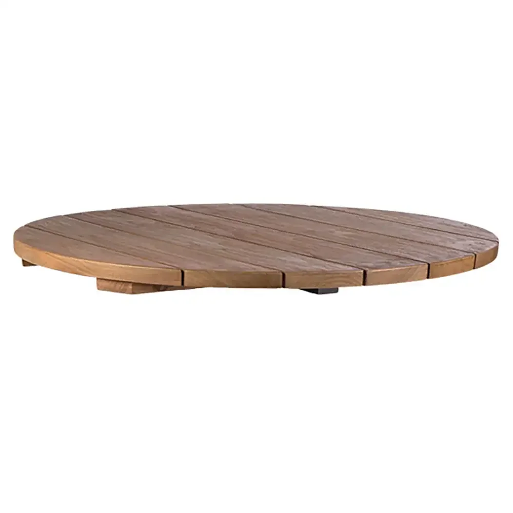 Sika Design, Tischplatte Ø 80 cm Teakholz