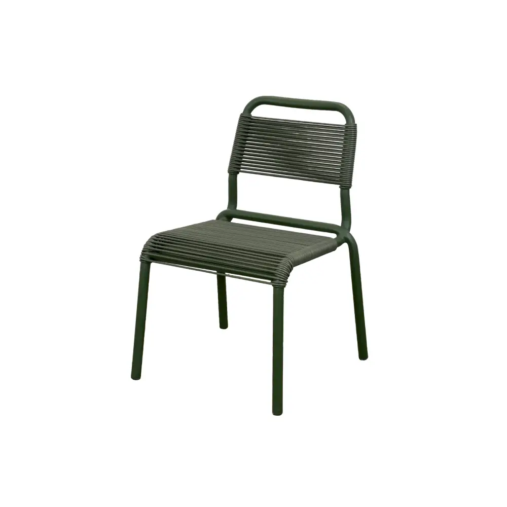 Cane-line, Al Dente stuhl, stapelbar m/dark green Weave Dark green