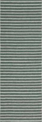 Kunststoffteppiche - Der Horred-Teppich Music (dunkelgrün) (Größe: 70 x 150 cm)