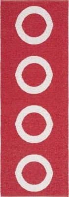 Kunststoffteppiche - Der Horred-Teppich Circus (rot) (Größe: 70 x 450 cm)