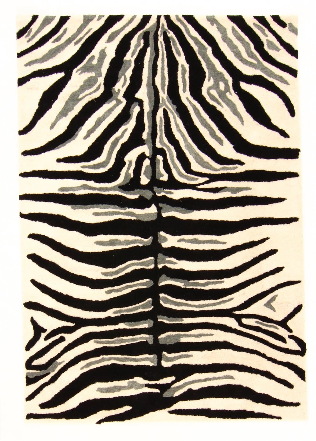 Wollteppich - Zebra (Größe: 160 x 230 cm)