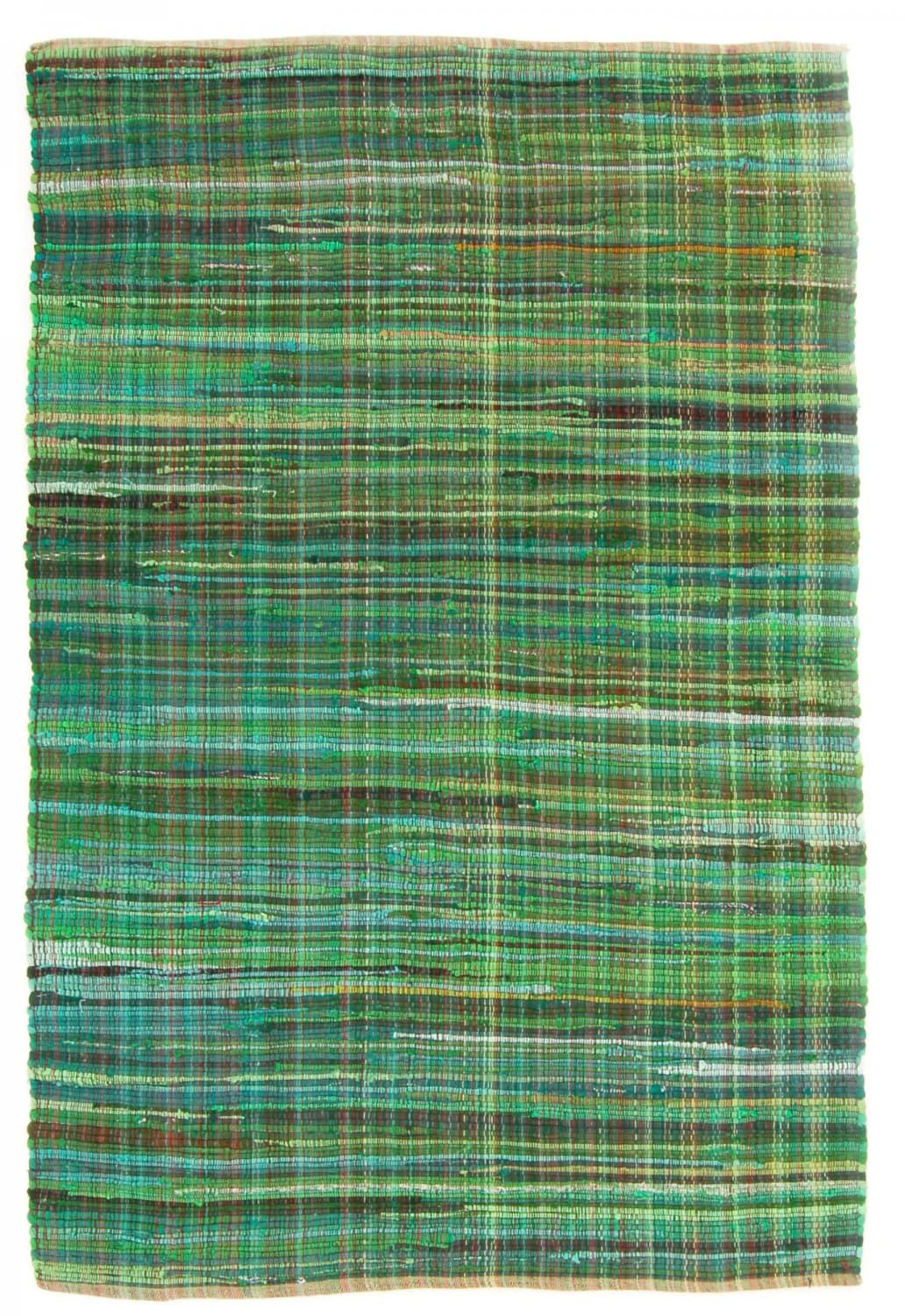 Flickenteppich - Home (grün) (Größe: 140 x 200 cm)