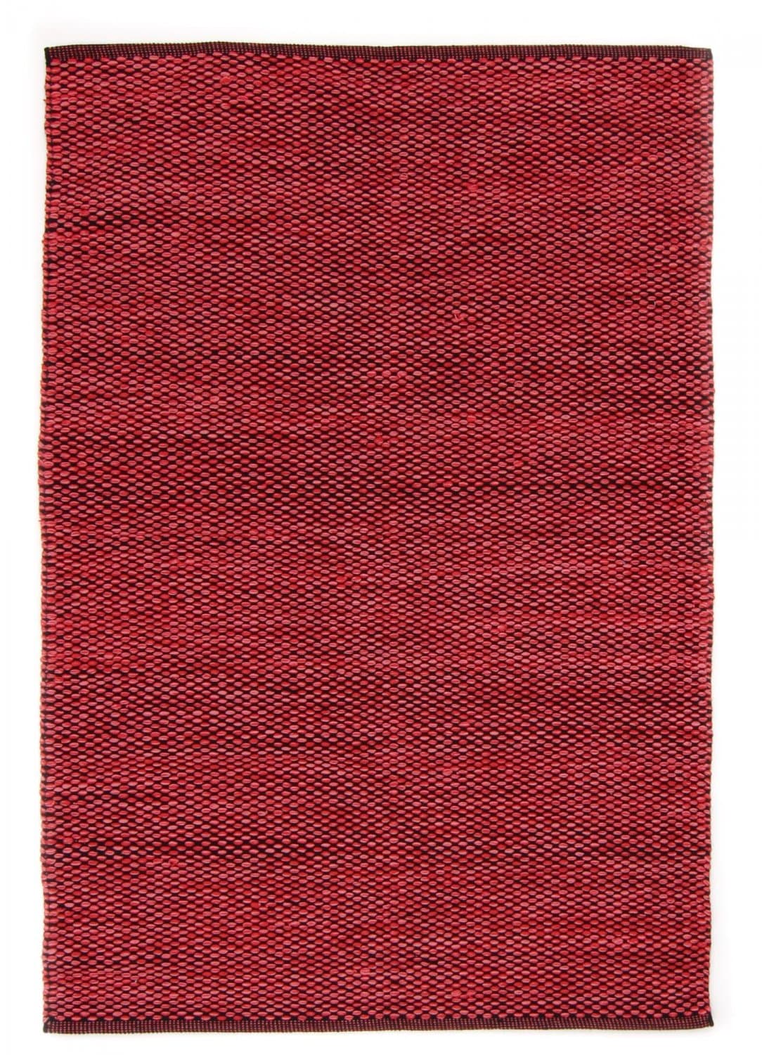 Flickenteppich - Tuva (rot) (Größe: 60 x 110 cm)