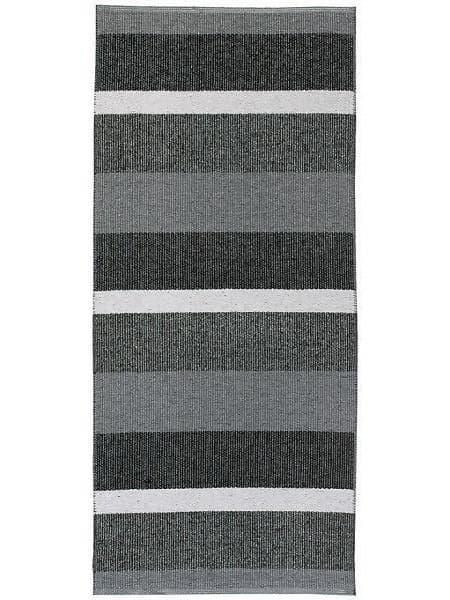 Kunststoffteppiche - Der Horred-Teppich Block metallic (Graphit) (Größe: 170 x 250 cm)