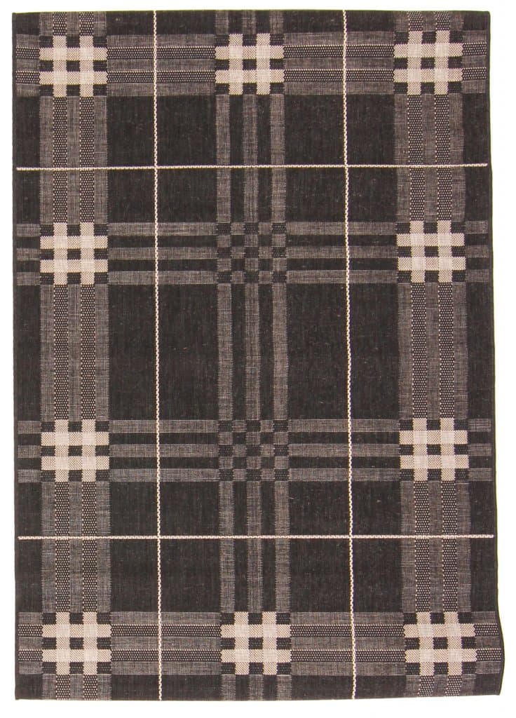 Wilton-Teppich - Sacramento (schwarz/sand) (Größe: 200 x 290 cm)