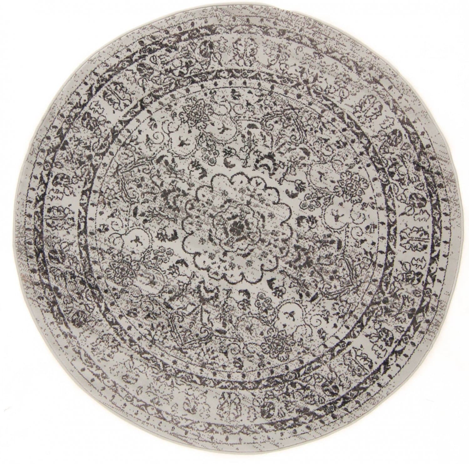 Rund Teppich - Peking Noble (grau) (Größe: Ø 160 cm)