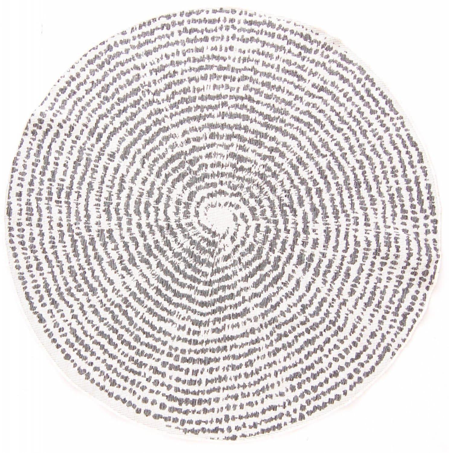 Rund Teppich - Brussels Swirl (grau) (Größe: Ø 160 cm)