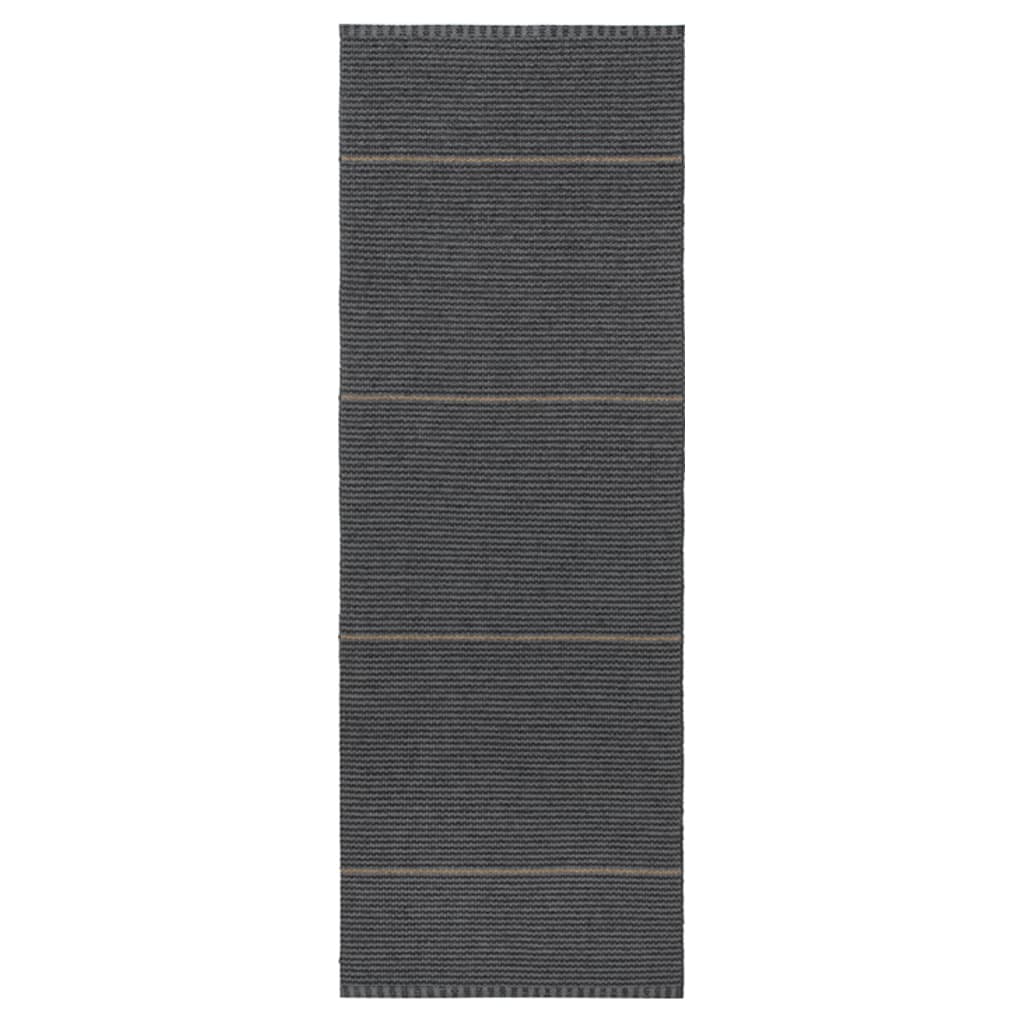 Kunststoffteppiche - Der Horred-Teppich Cleo (dunkelgrau) (Größe: 70 x 200 cm)