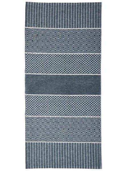 Kunststoffteppiche - Der Horred-Teppich Alfie (blau) (Größe: 70 x 350 cm)