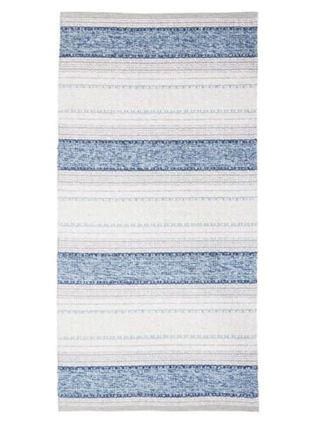 Kunststoffteppiche - Der Horred-Teppich Anna Mix (blau) (Größe: 70 x 340 cm)